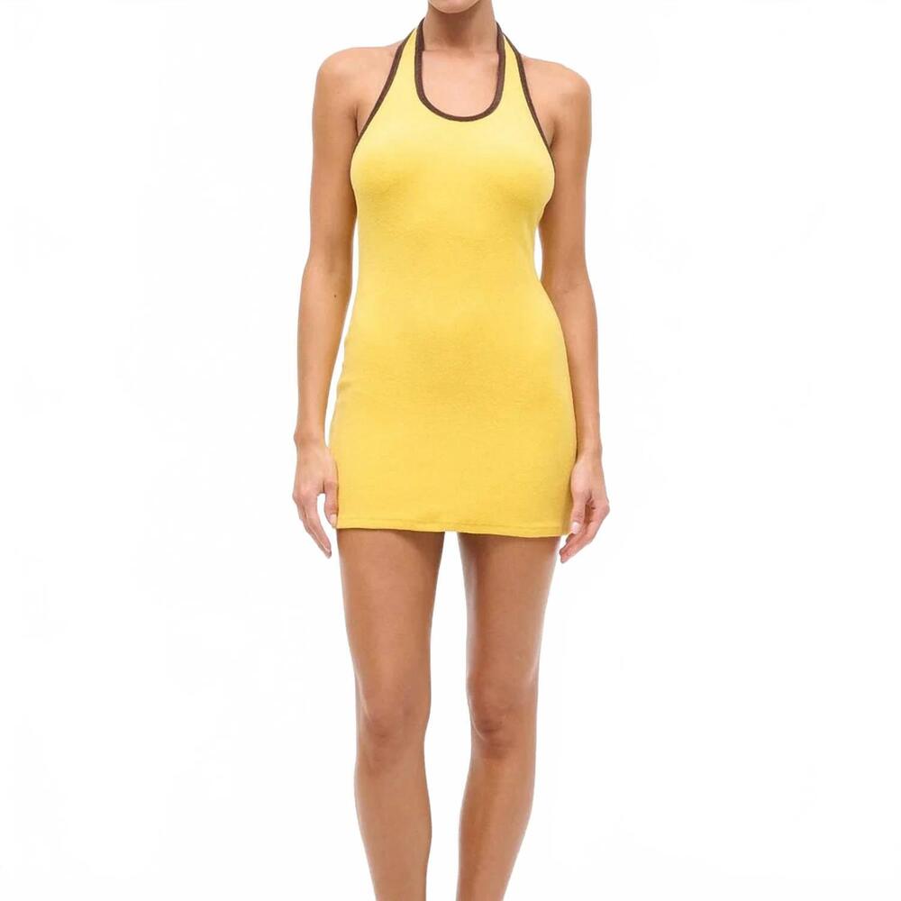 NEW STAUD dara mini dress in sunshine